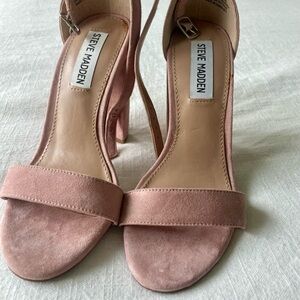 Steve Madden Blush Suede Heels
